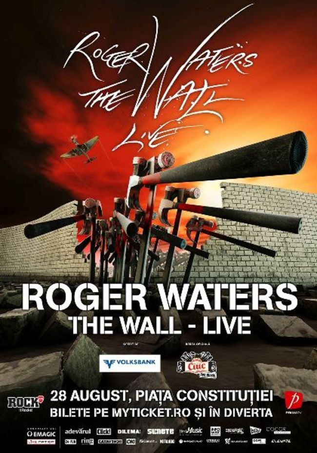 Roger Waters – The Wall. Castiga 2 bilete la concertul de la Bucuresti